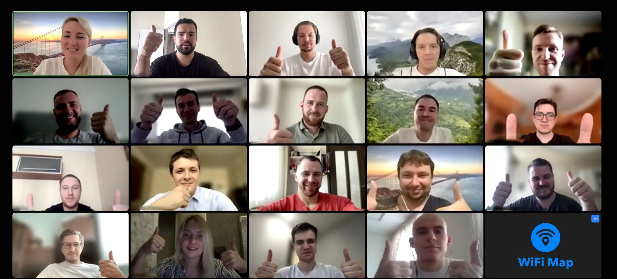 The team behind WiFi Map working remotely across various time zones to help people stay connected